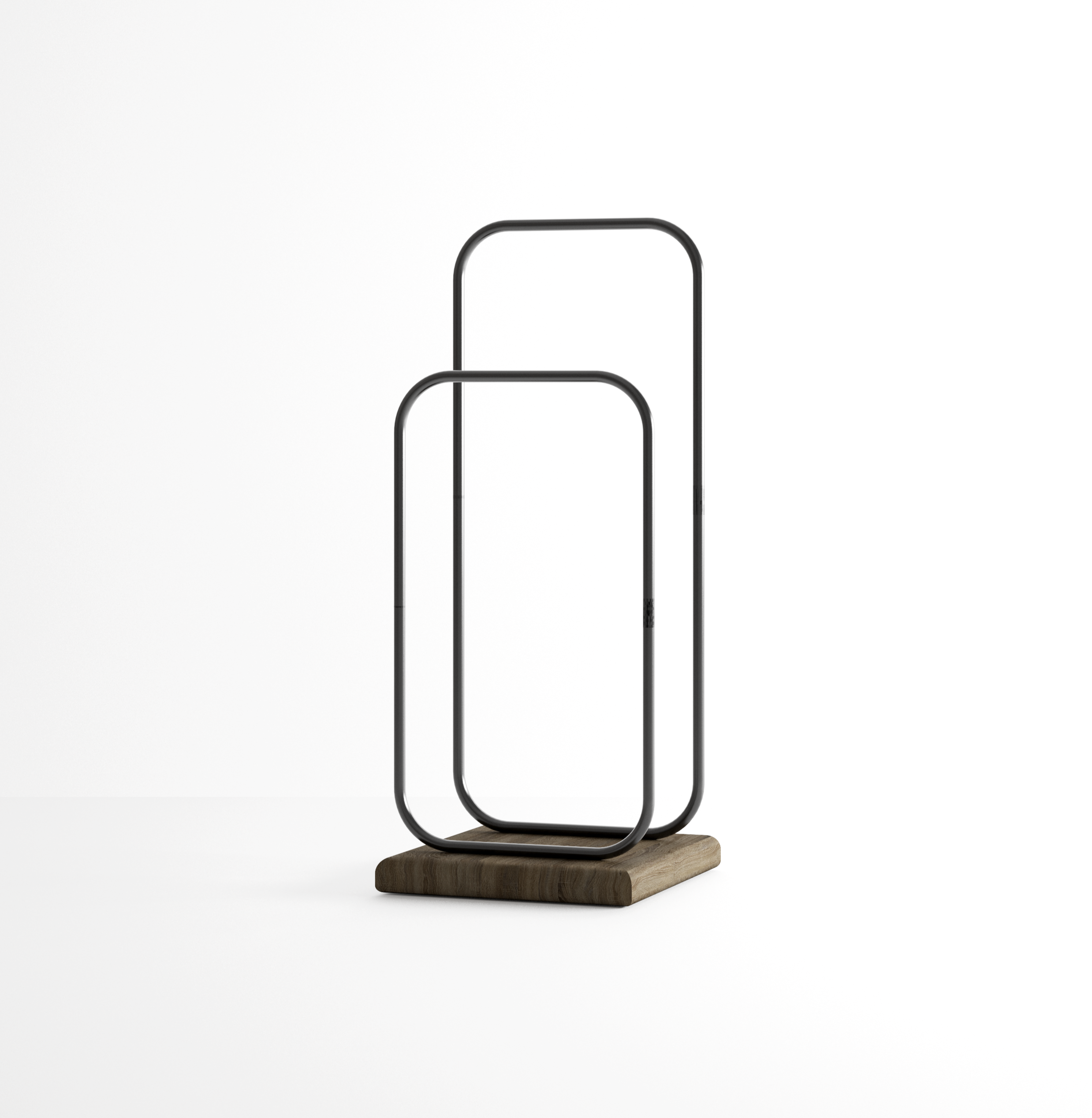 minimalisticky nemy sluha cerny modern valet stand black